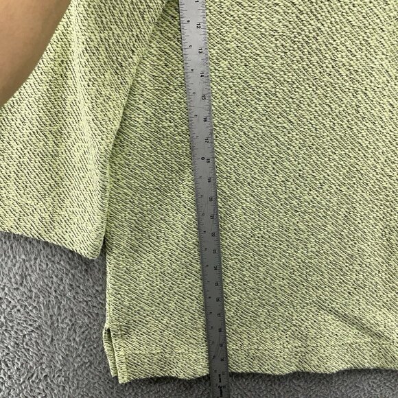 Soft Surroundings Textured Slouchy Nubby Sweater Tunic Style #25928 Green Size L - Picture 6 of 9